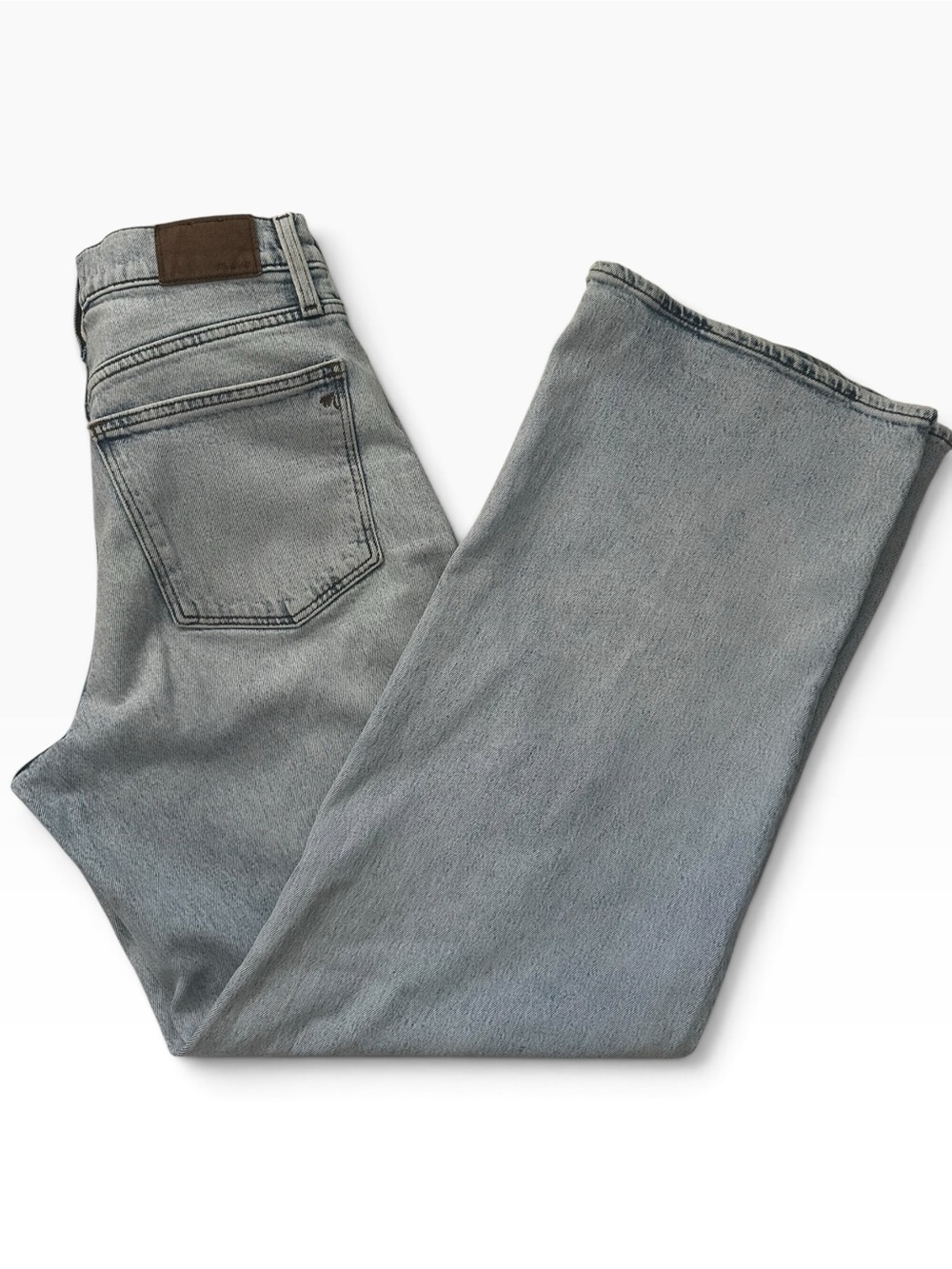 Madewell | Superwide-Leg Jeans Lafontaine Wash 100% Rigid Cotton Sz 28 EUC - Picture 6 of 15